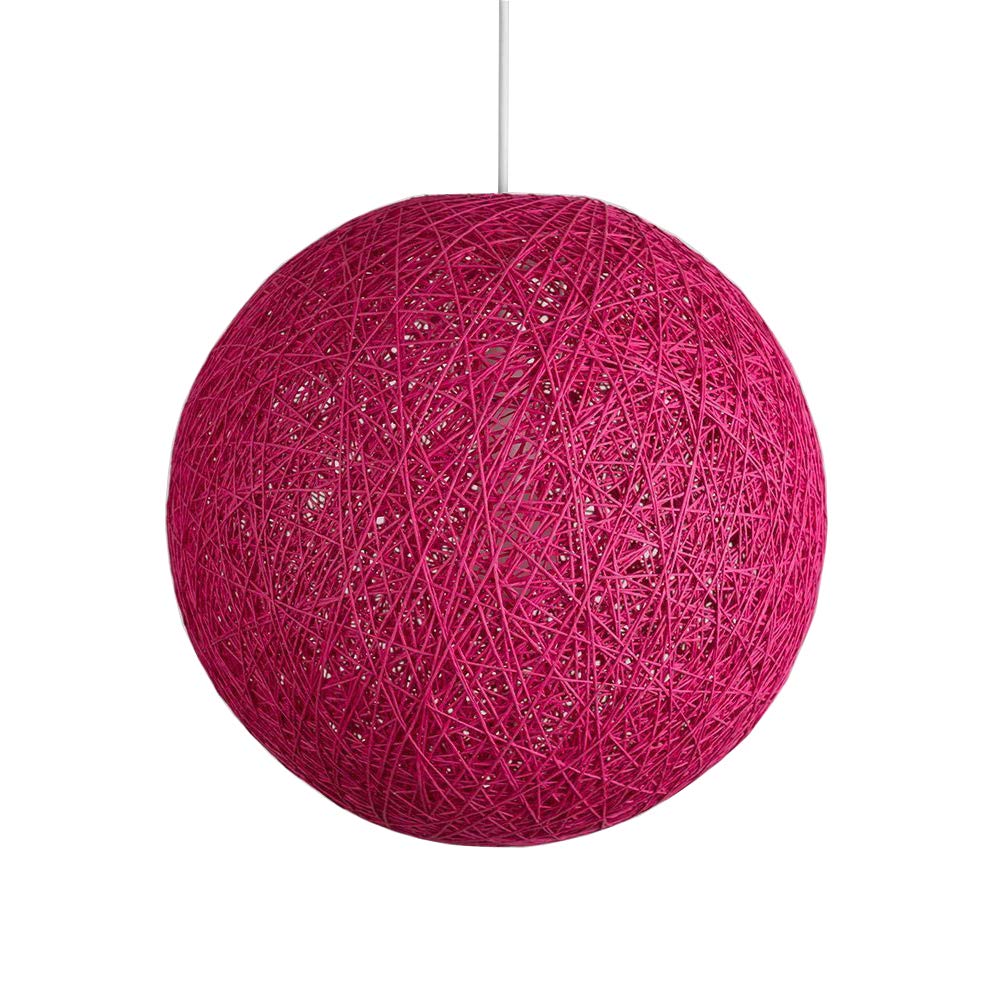 Buy Modern Lattice Wicker Rattan Globe Ball Style Ceiling Pendant Light
