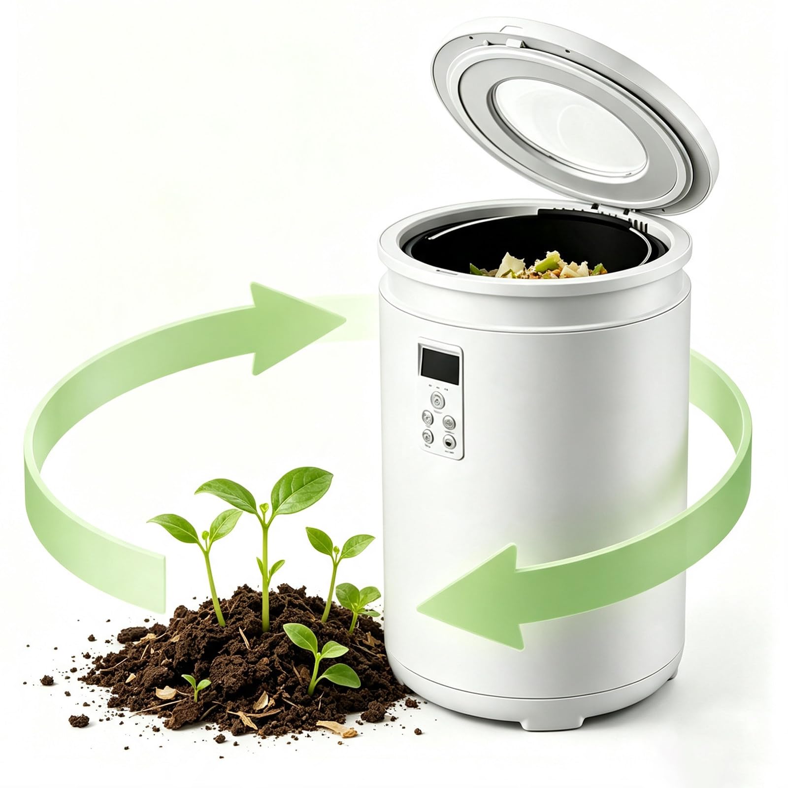 Générique Composteur Électrique 220 V 4,5 L sans Odeur