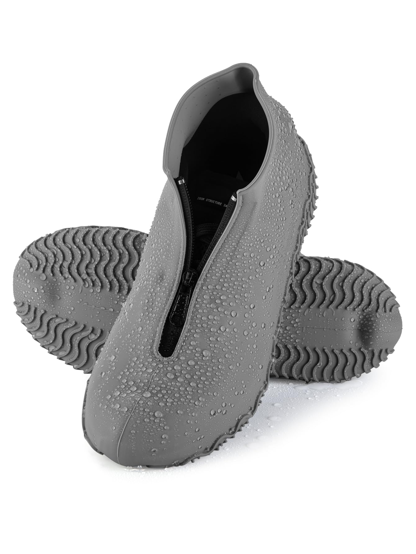 HTHOY&GOWY Shoe Covers Waterproof Silicone Rain Overshoes for Kids Men and Women