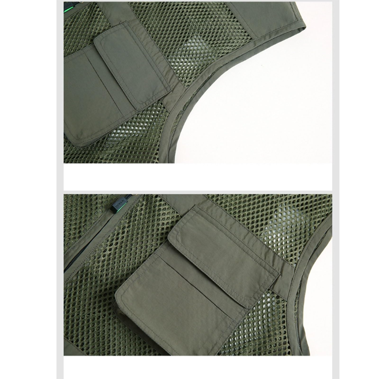 Wygwlg Gilet Da Uomo Per Il Tempo Libero, Lavoro All'aperto, Safari, Pesca, Viaggi, Di Grandi Dimensioni, Gilet Multitasche, Leggero, Senza Maniche