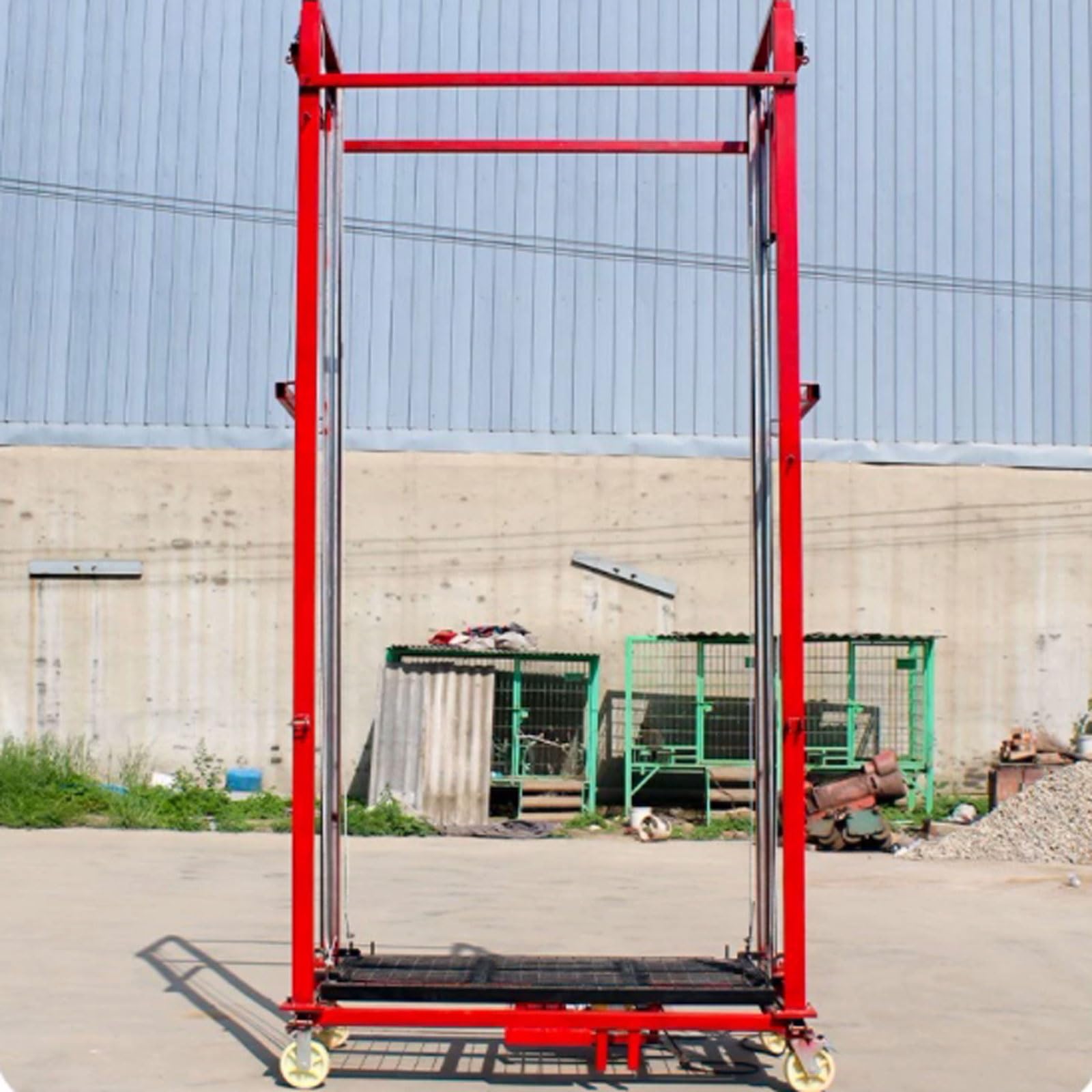 Piattaforma di sollevamento elettrica automatica dell'armatura, ascensore piegante per i lavori di costruzione della decorazione domestica