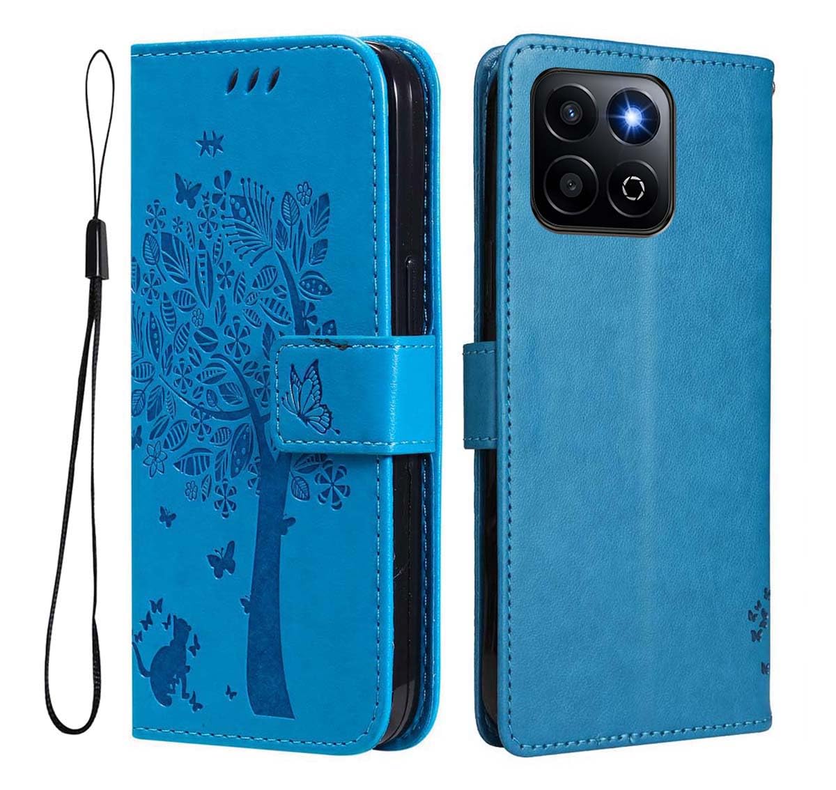 GOKEN Case For Honor 200 Smart, Shockproof Synthetic Leather Mobile Phone Case, Flip Protective Case With Card Slot, Stand & Magnetic Closure, Wallet - View #6