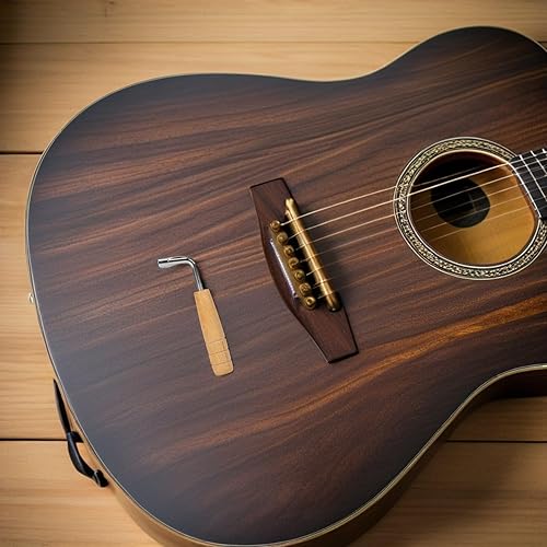 Miniatura 7 de VICASKY Juego de 1 juego de lira piezas de guitarra, accesorios de guitarra, arpa de regazo, cuerdas de arpa de lira, piezas de repuesto, piezas de