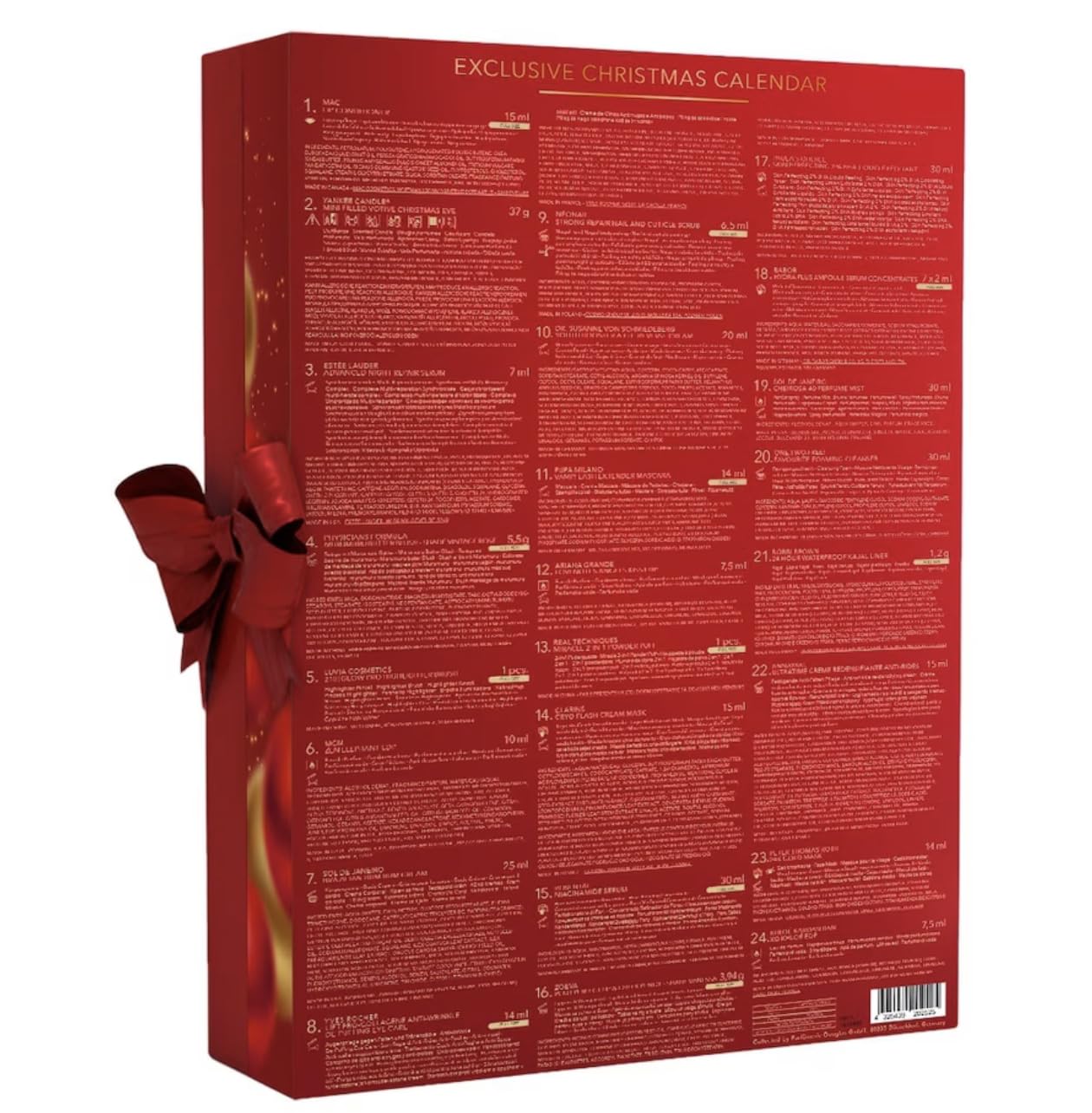 Calendario de Adviento de Douglas 2025 - Calendario de Adviento de belleza - Destacados de belleza exclusivos - por valor de 400-24 € sorpresas - Navidad - Blackfridaydeal