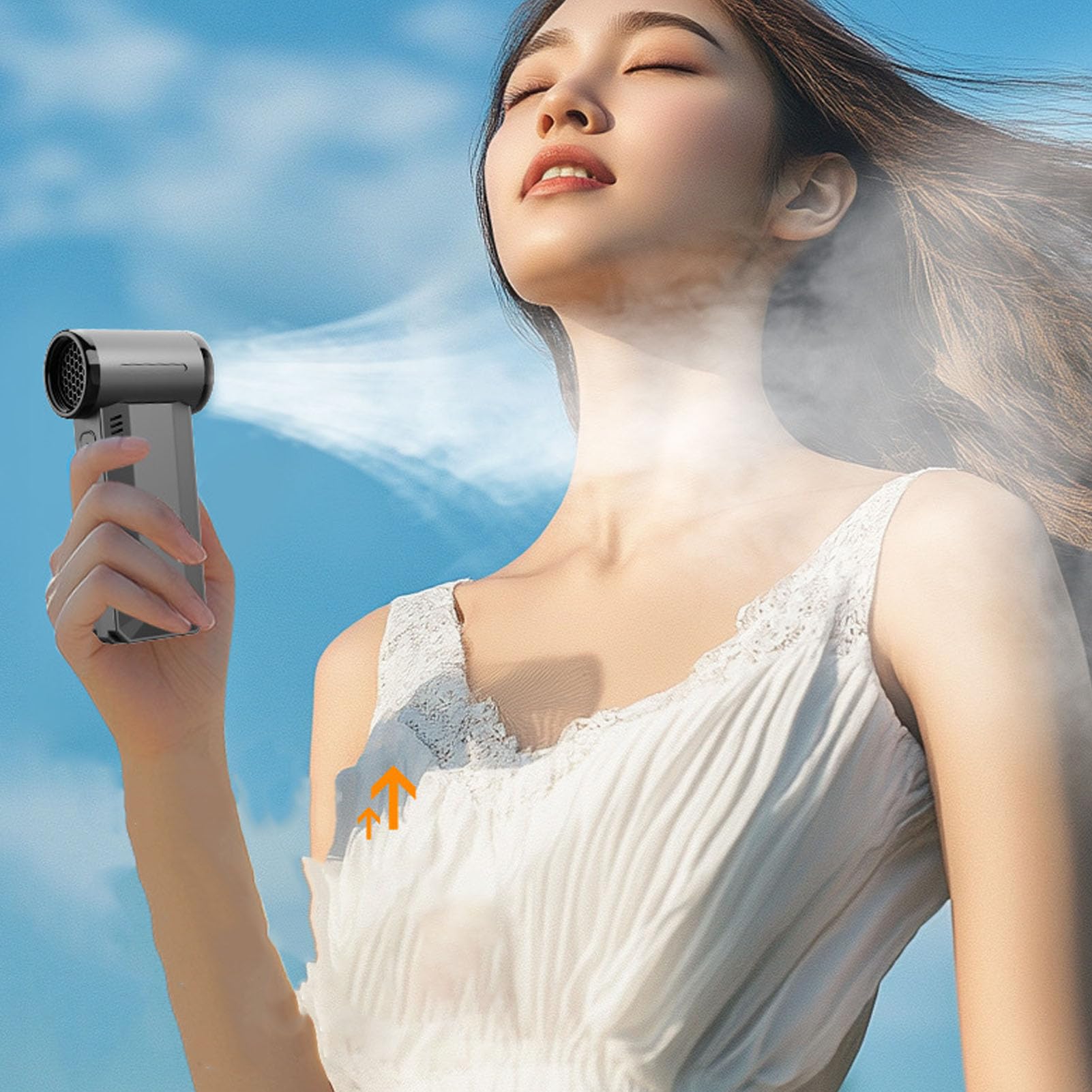 Duster Powietrza Sprężonego, 130000 Obr./pm Electric Air Duster z Akumulatorami 8000 MAh, Bezbłędna Dmuchawa do Komputera, Klawiatura, Dom, na Zewnątrz, Samochód