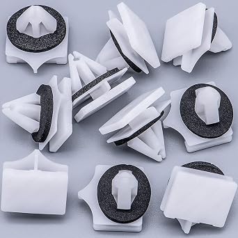 Rexka 10pcs Rocker Molding Clip for Ford W716503-S300 Fusion Lincoln MKZ