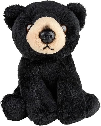 Forest & Twelfth Oso negro de peluche de 5 pulgadas, juguete de peluche suave, lindo animal de peluche para niños y niñas, pequeños animales de