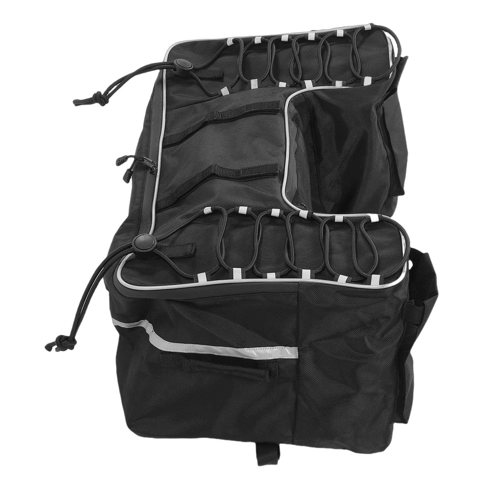 Fockety Torba Bagażowa ATV 50L, 600D Wodoszczelna Torba Cargo, dla ATV | Wytrzymała tkanina 600D, tylna torba na bagażnik ATV o dużej pojemności, uniwersalna do przechowywania sprzętu UTV na