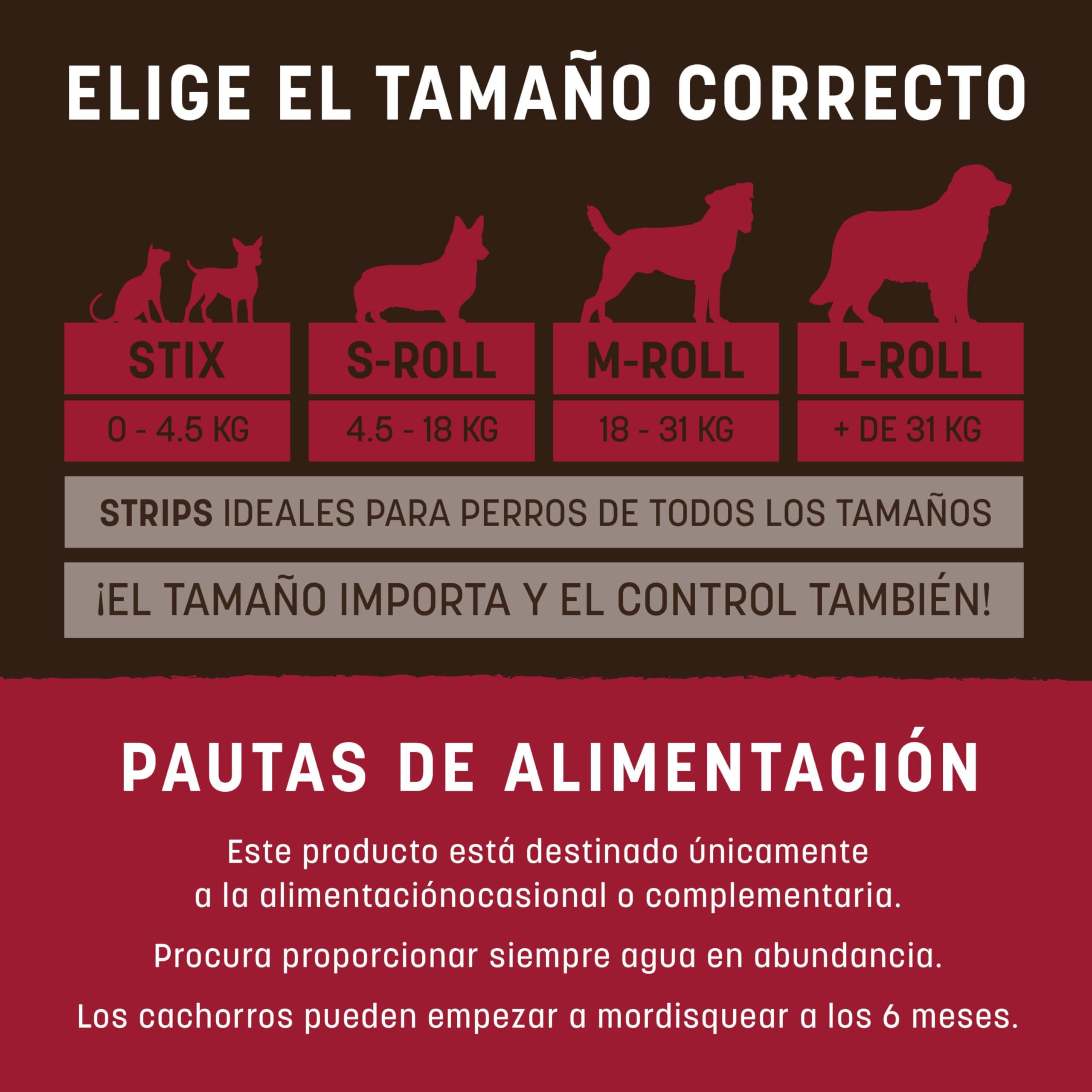 EARTH ANIMAL No Hide Golosinas masticables Medianas con Sabor a Vacuno, Alternativa Natural al Cuero Crudo, Duradero, para Perros | Golosinas para Perros medianos (1 Paquete)