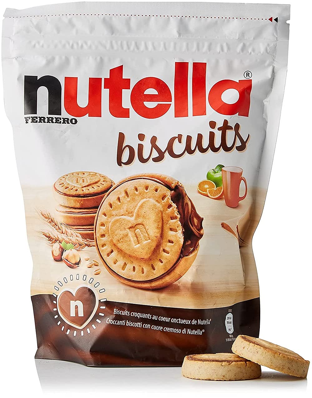 Nutella Sandwich Biscuits 304g Resealable Pouch (1 pack