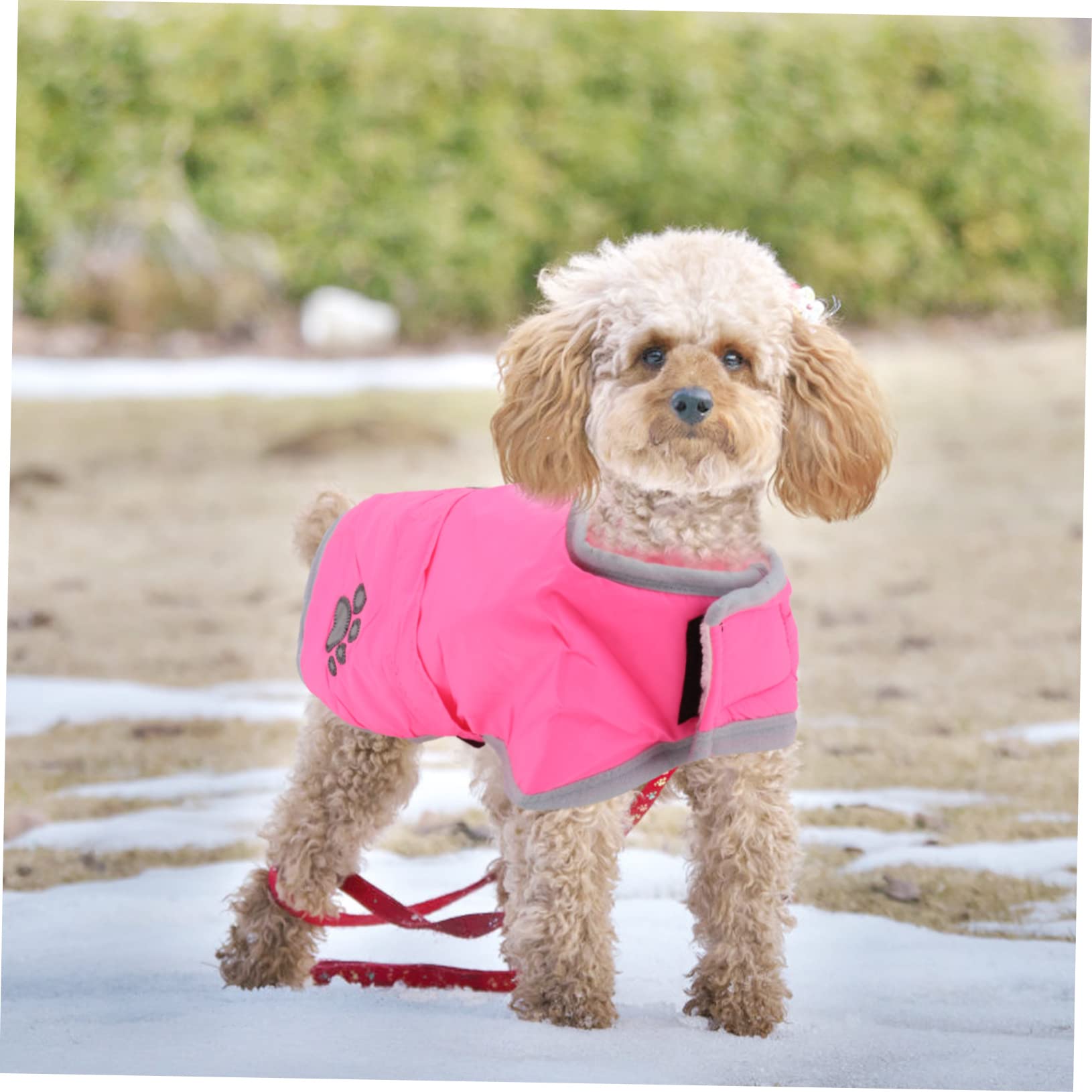 Housoutil 2 Stücke Reflektierende Wärme Hund Mantel Loft Reversible Fleece Weste Für/mittelgroße/große Hunde Größe L Gemütliche