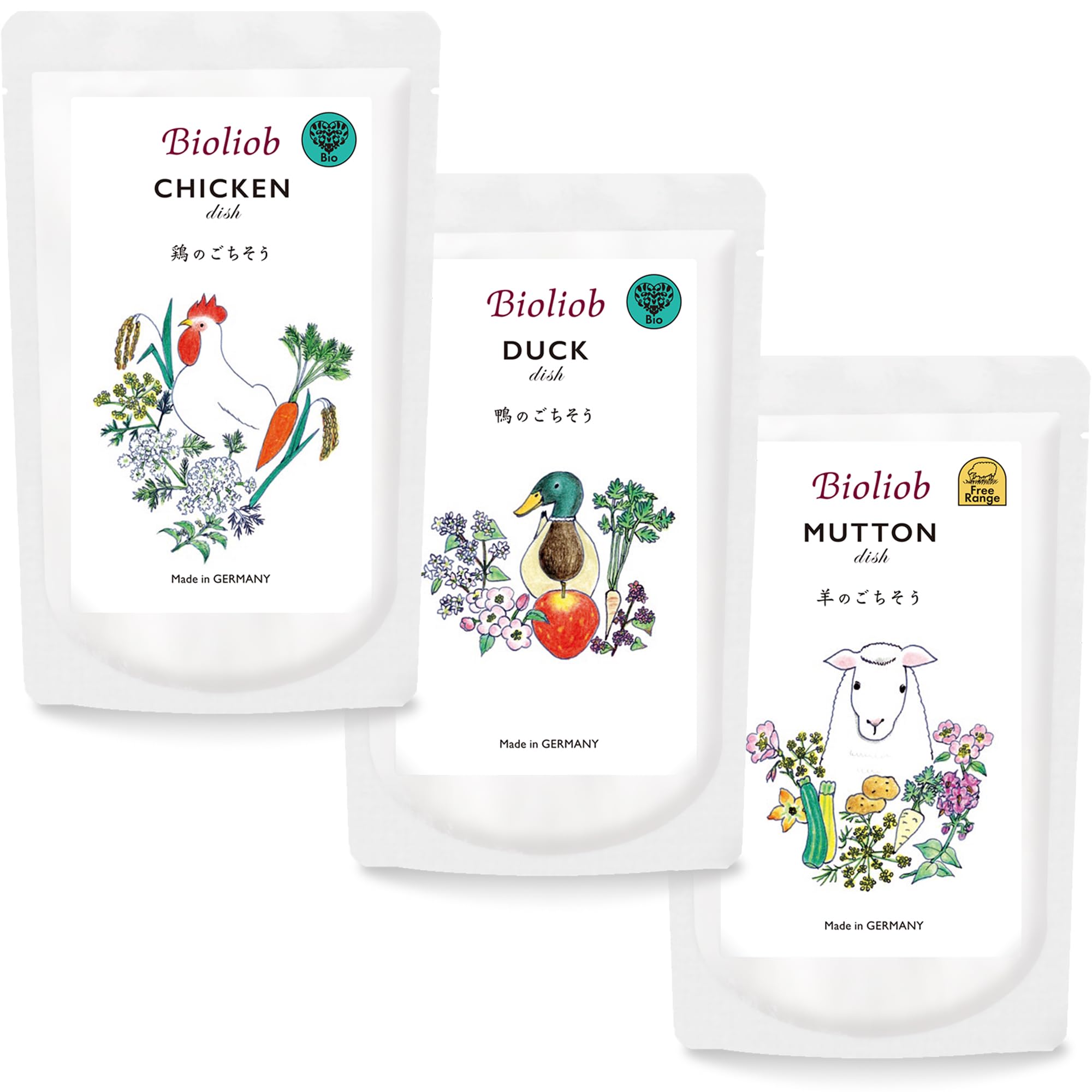 ビオリオーブ ディッシュ+期間限定 （犬用） 120g×20袋アソートセット Amazon.co.jp: ビオリオーブ ドイツ産 ドッグフード ウェット パウチ