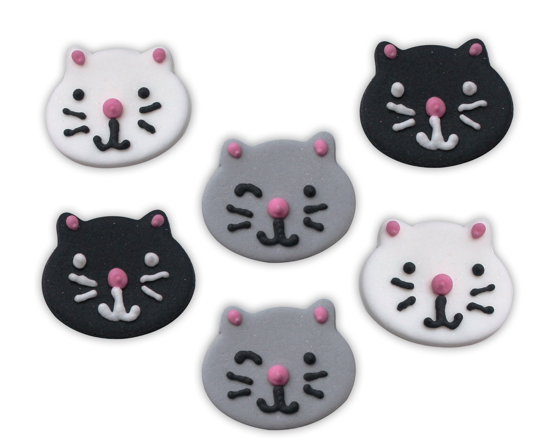Anniversary House Purr-FECT Kitties Sugarcraft Toppers, SF549, Multi-Colour