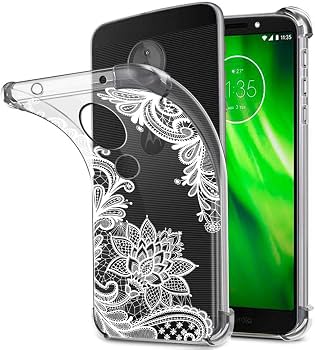 NALIA Custodia Silicone Trasparente per otorola oto G6 Plus - Anti
