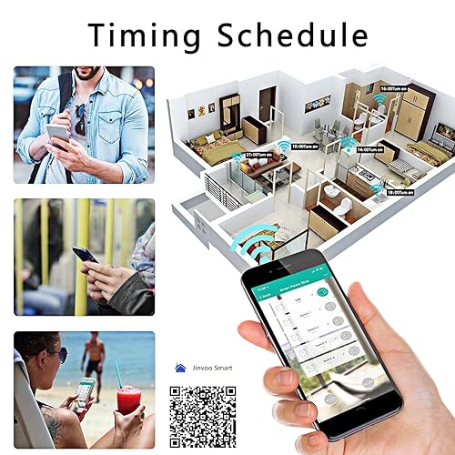 Miniatura 7 de WiFi Smart Surge Protector Power Strip,4 Individually Controlled AC outlets and 4 USB Ports, Compatible with Alexa & Google Home, Voice Control &