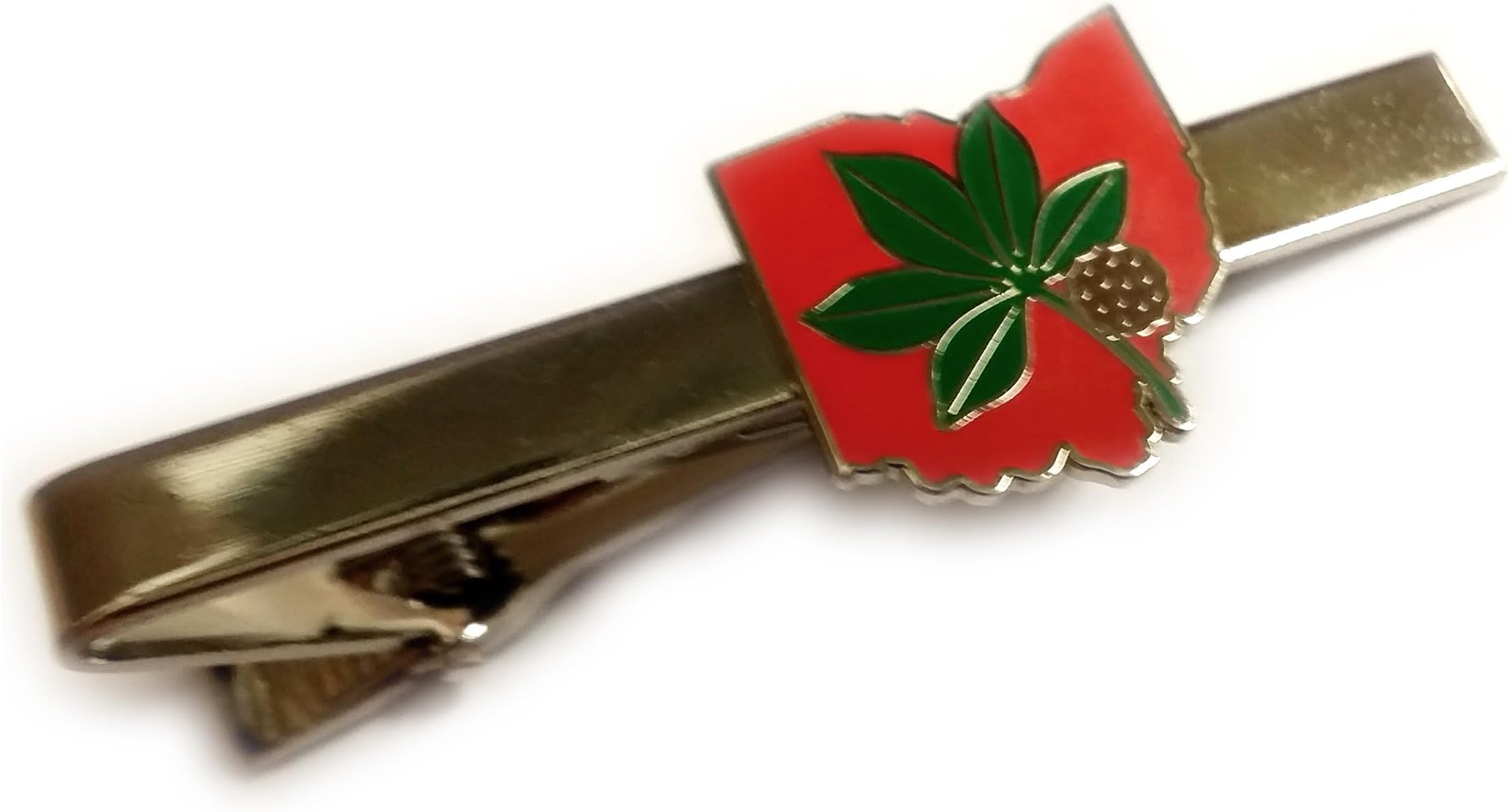 Ohio State Buckeyes Leaf Suit Work Tie Bar Clip