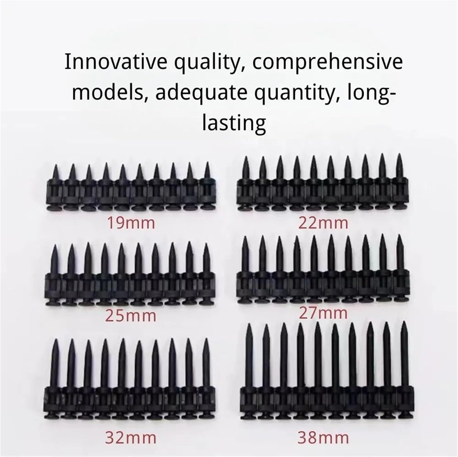 Masonry Nails Collated Concrete And Steel Drive Pin Mechanical Galvanized For Gas Power And Nailer(22mm)