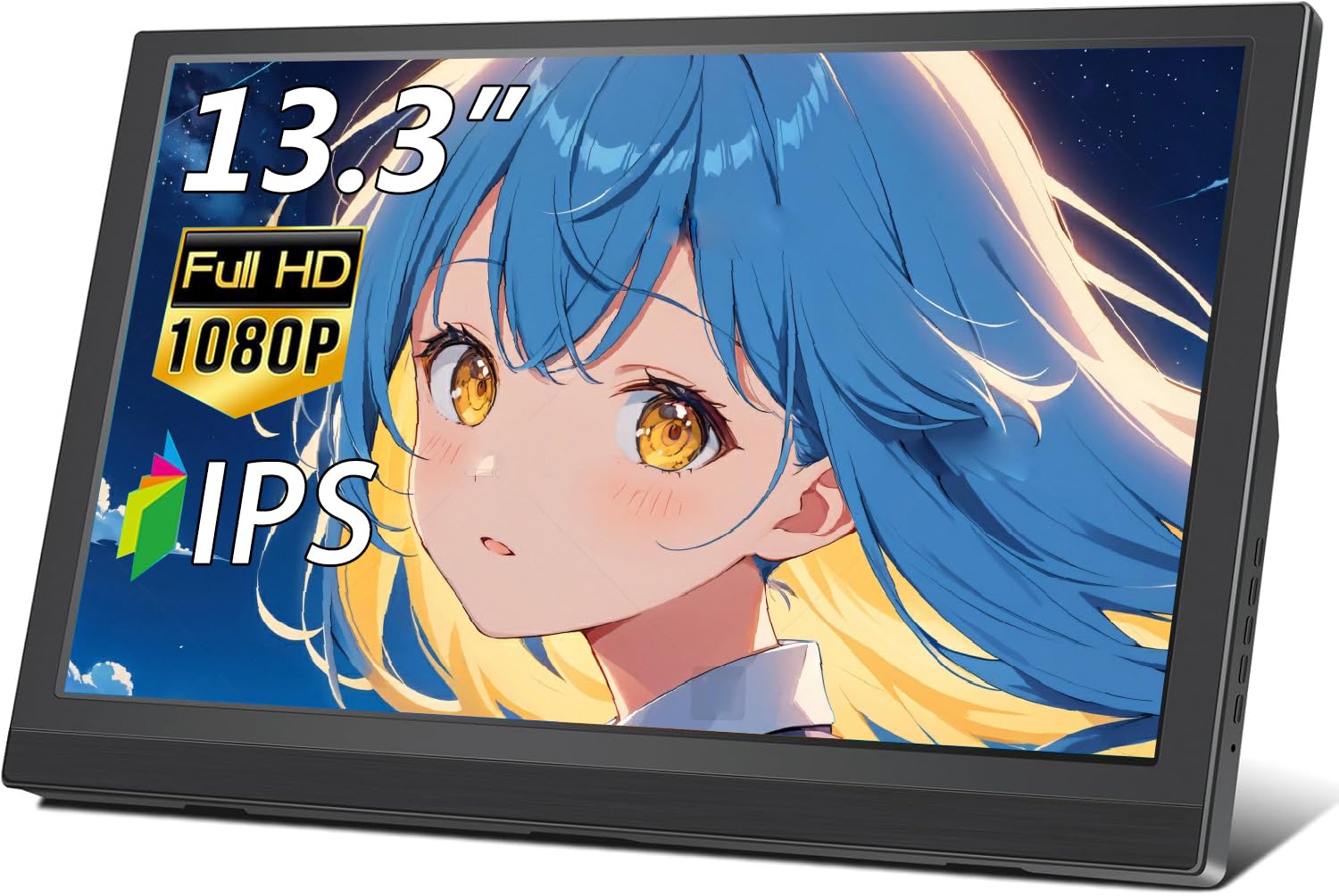 Amazon.co.jp: Jhcztrk モバイルモニター 13.3 インチ ポータブル 