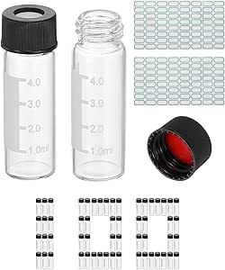 PATIKIL 4ml Autosampler Vial, 100 Pack HPLC/GC Vials 9-425 - View #4