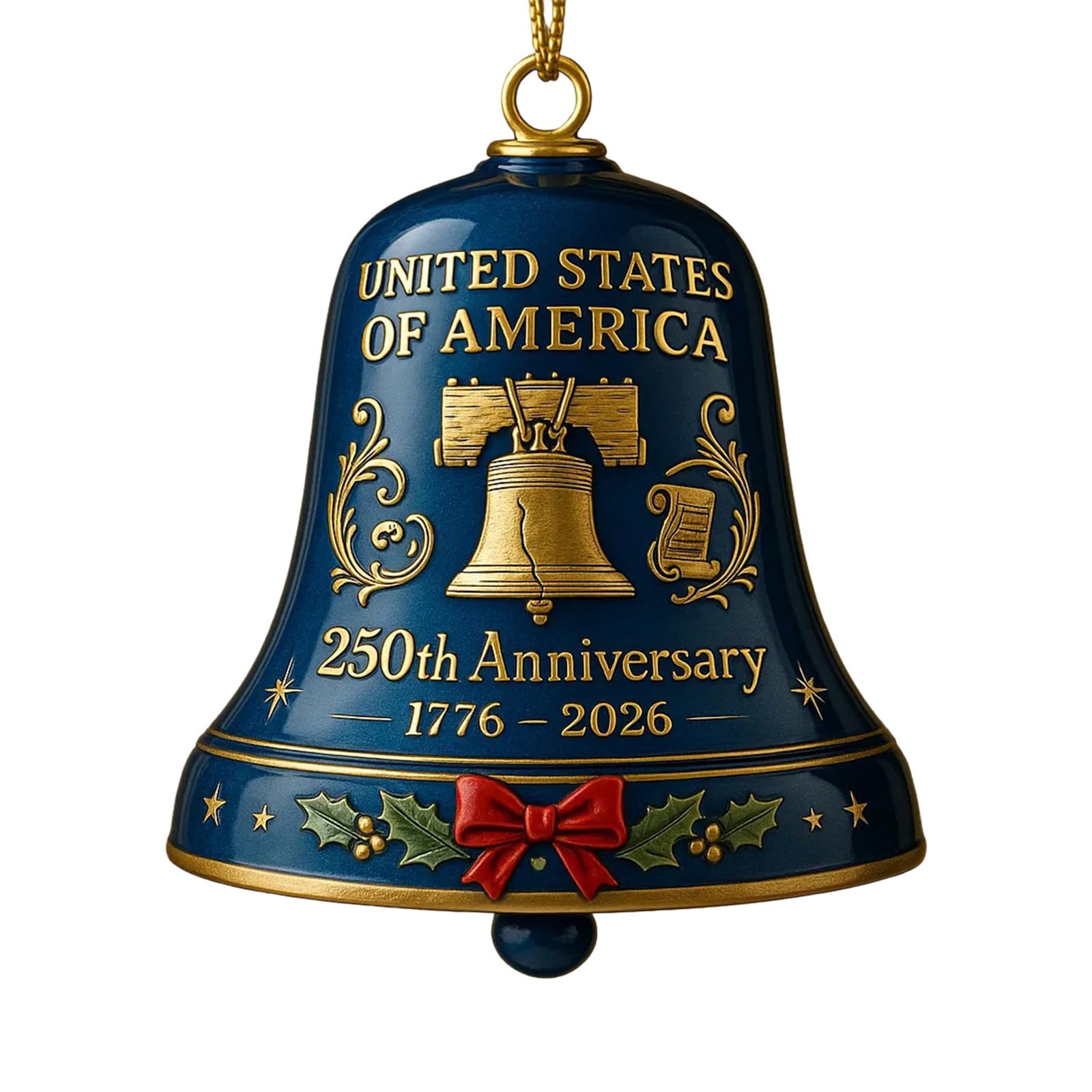 Handcrafted Engraved Metal Christmas Bells Ornament Festival Tree Decorations for Collectors Commemorative Keepsakes Christmas Metal Bells