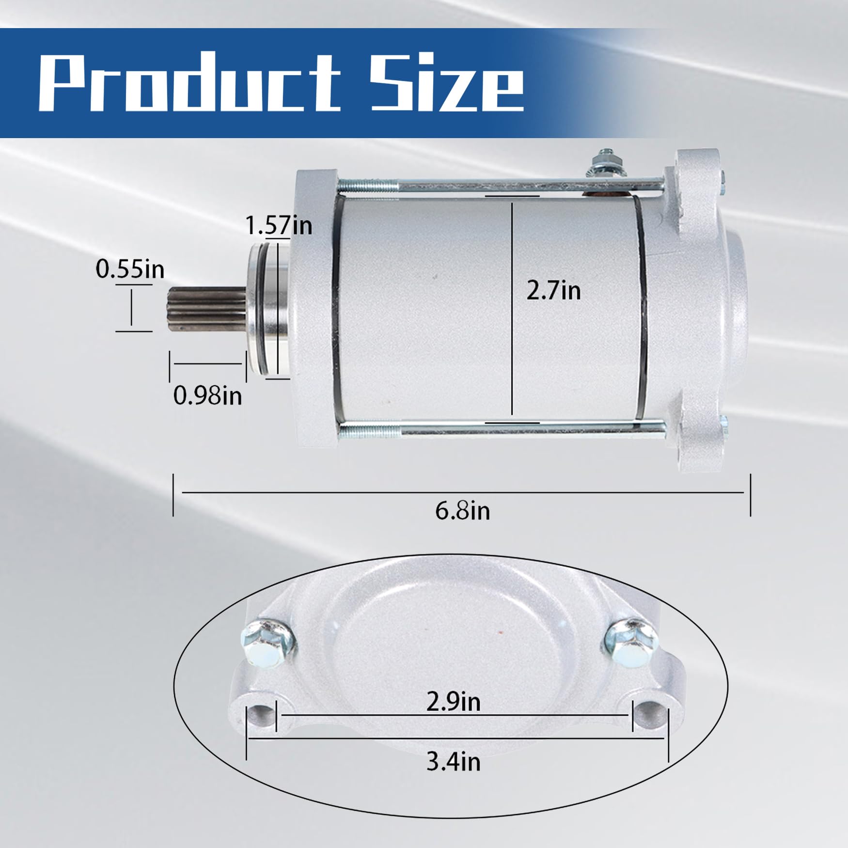WFLNHB Repuesto de solenoide de arranque y relé para Suzuki VL1500 VL1500B Intruder 1500 1998-2004