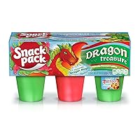 Vista 19 de SNACK Pack Dragon Treasure - Vasos de pudín saborizado.