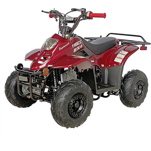 HHH 110cc ATV Boulder 110B1 Gas 110cc ATV Quads Youth ATV Quad ATVs Fully Automatic Children 4 Wheeler
