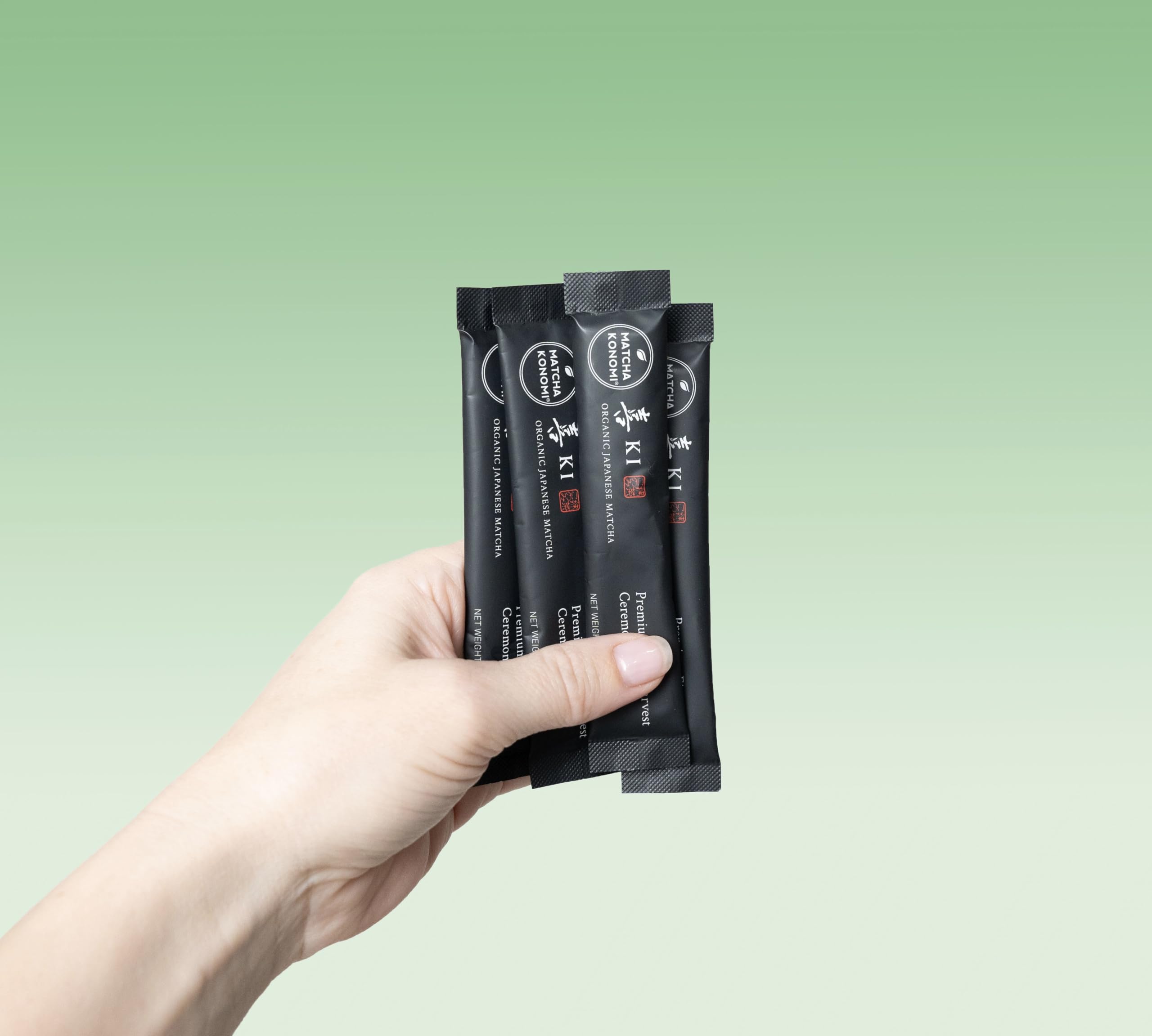 Ki Matcha 15 x 1 5g Sticks - Organic Premium Ceremonial Japanese Matcha Green Tea Powder - First — view 4