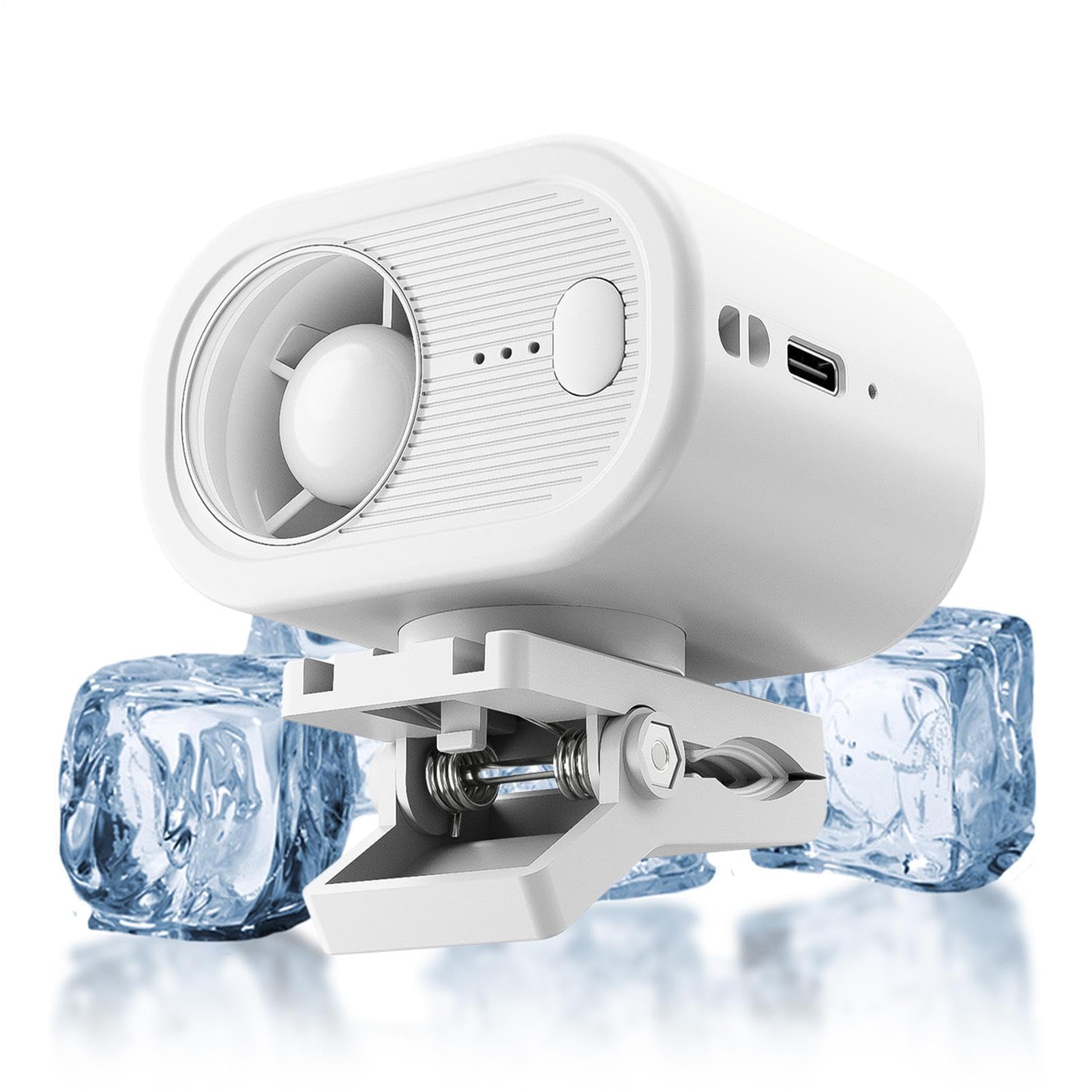 Accesorio portátil para cuello con tecnología de refrigeración activa manos libres