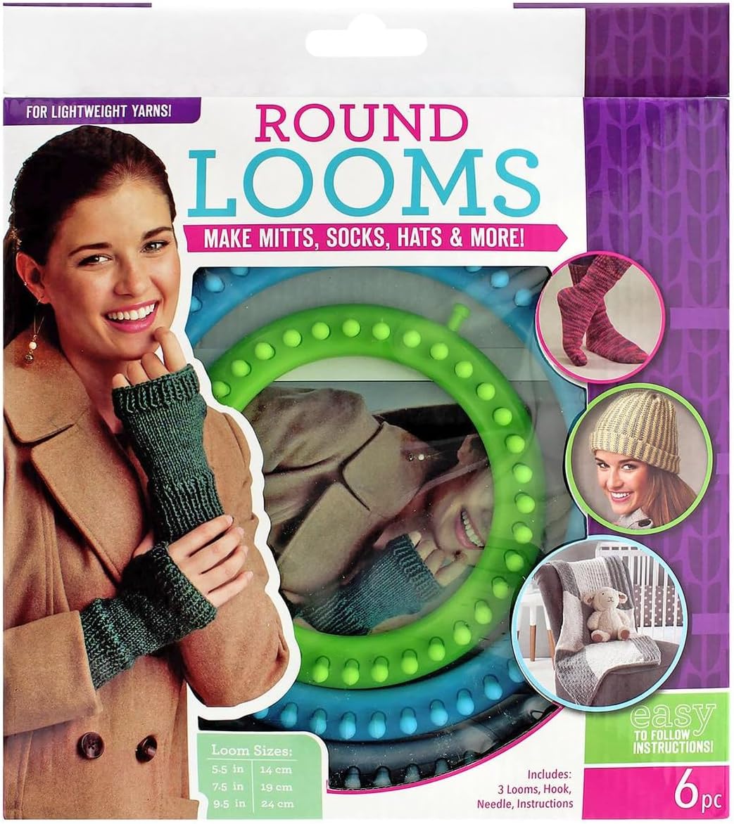 Leisure Arts Loom Set with Hook, Assorted