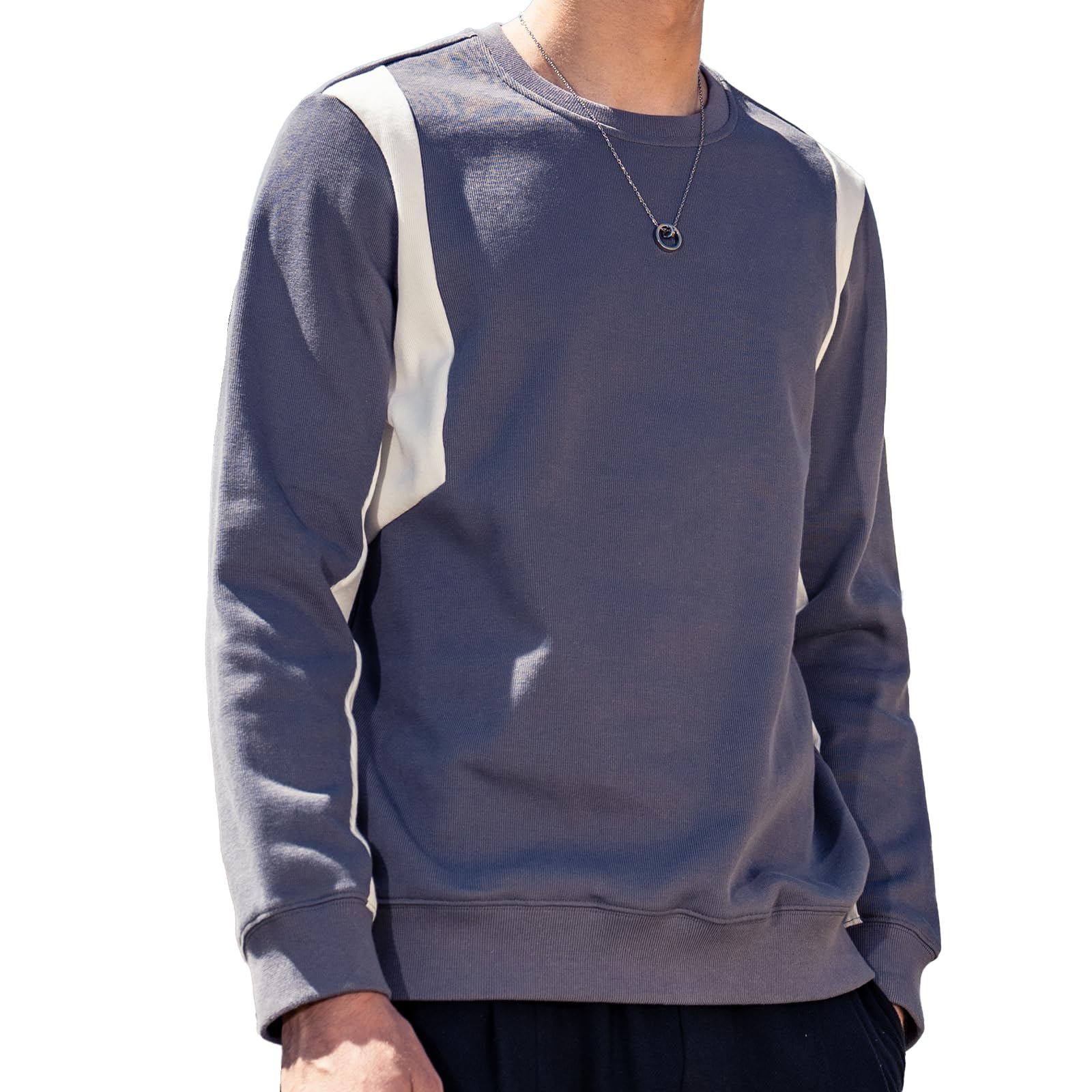 370g heavy pineapple pattern autumn men's sweatshirt round neck jacket long sleeve inner wear spring and autumn style top