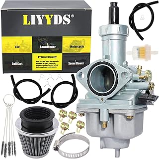 LIYYDS PZ27 Carburetor Hand Choke 27mm for TRX200D TRX200SX TRX250 TRX250EX TRX250X XL100S XL200R XR100 XR100R XR200 XR200R XR200ES CB125 TRX250EX XL100 XL125 XL125S XL150 XL175 XR125 XR125L Recon