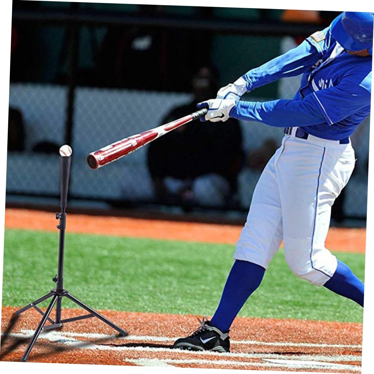 Portable Baseball Training Holder Baseball Practicing Rack for Outdoor Use Lightweight Design for Easy Carrying for Skill Improvement and Practice Sessions