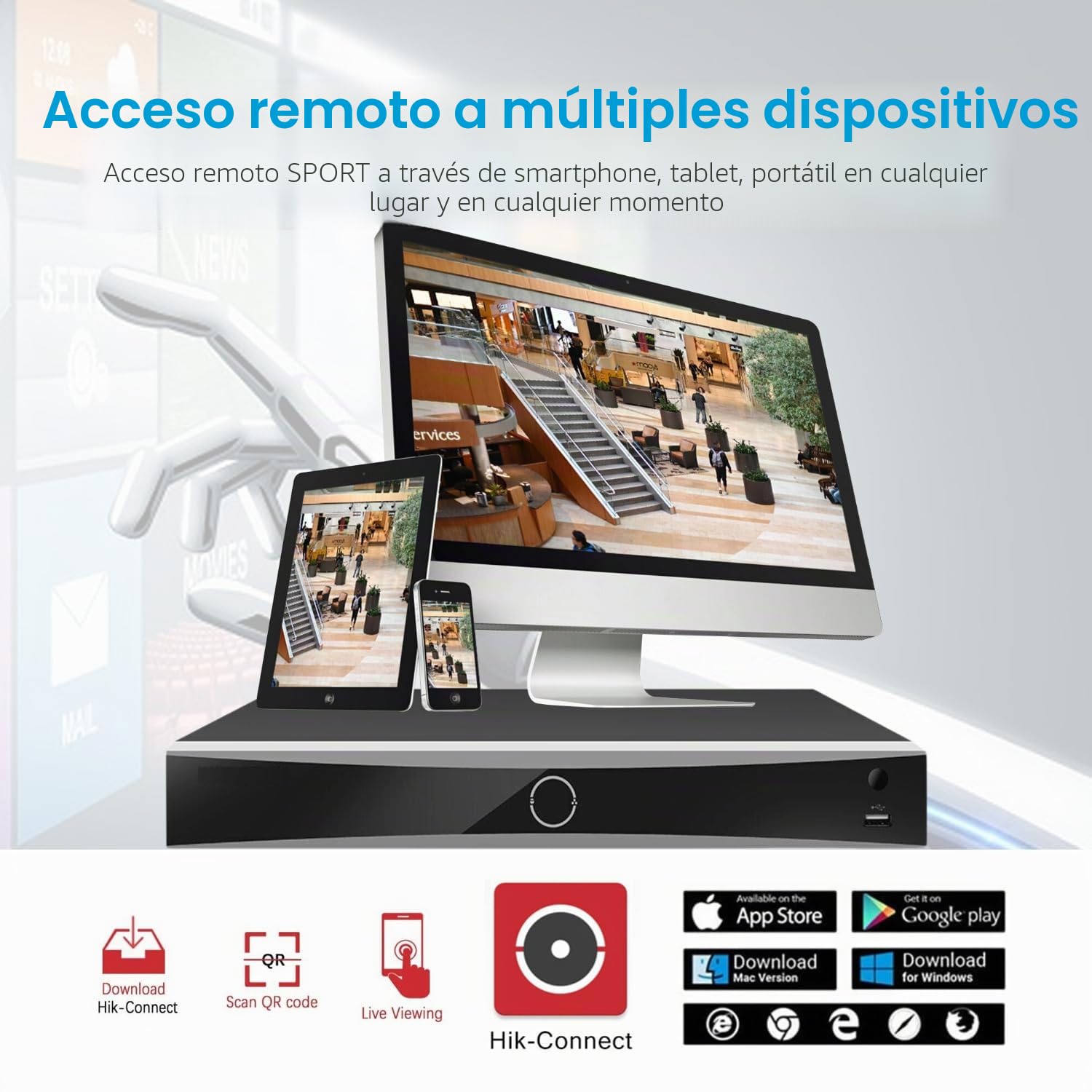 DS-7616NXI-K2/16P 16CH 4K 16CH POE AcuSense NVR Grabadora de video en red humana/detección de vehículos compatible con cámara IP HIK Vision (sin HDD)