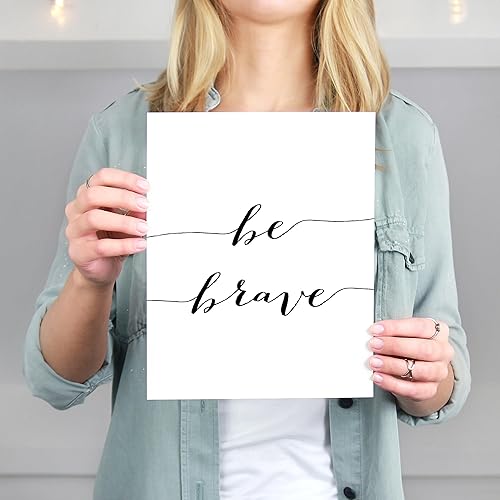 Miniatura 3 de Be Kind Be Brave Be You Art Prints (Set of 3) - Unframed - 8x10  Inspirational Wall Art  Office Wall Décor  Motivational Wall Décor  Perfect for