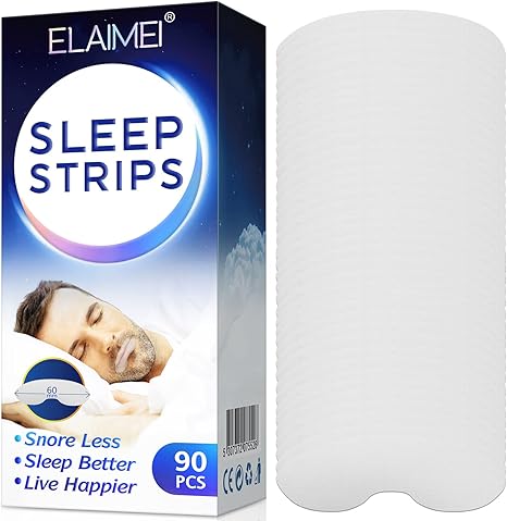 Sleep Strips Mundband, 90 Stück Anti Schnarch Pflaster, Anti Schnarch