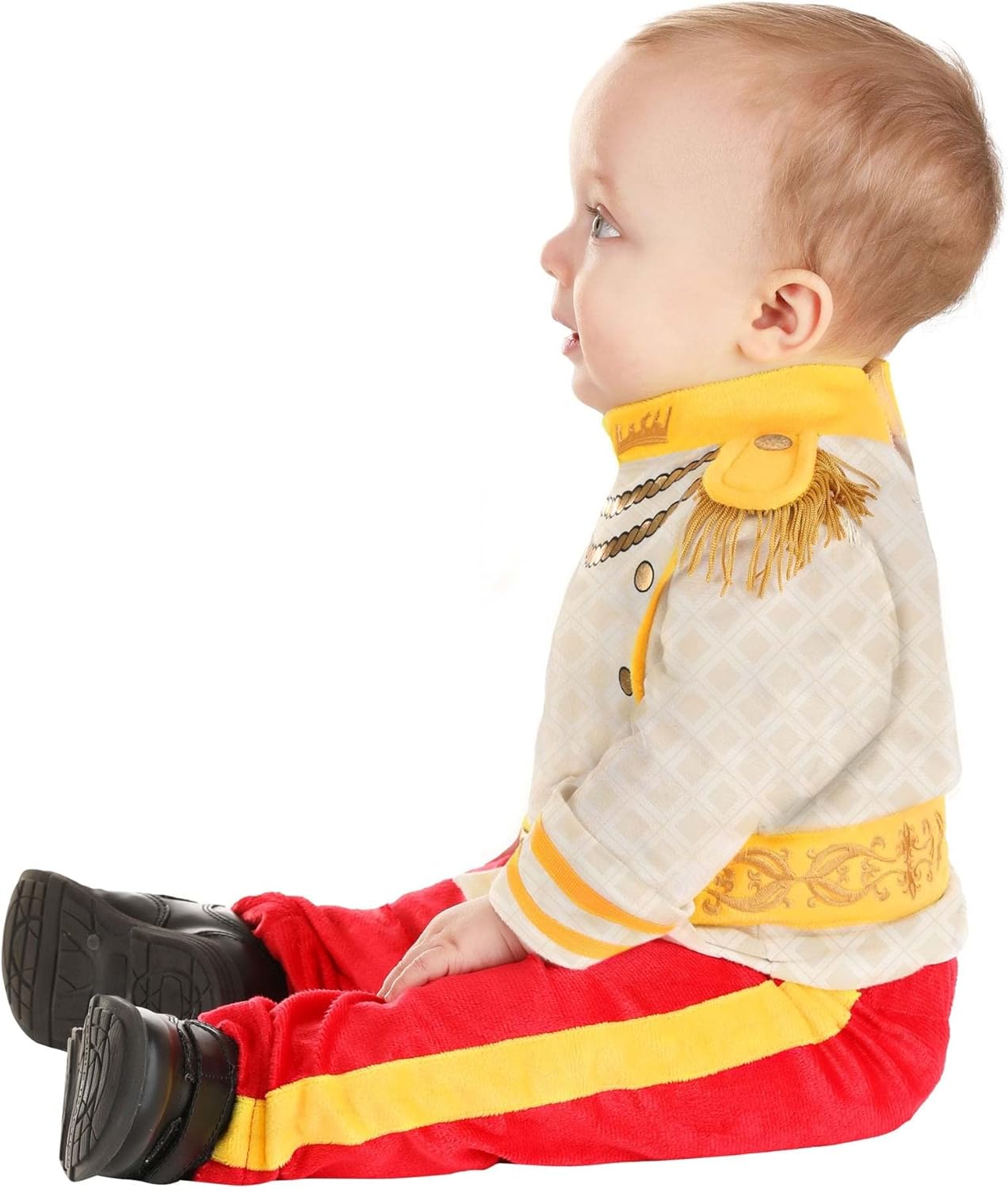 Infant Disney Cinderella Prince Charming Halloween Costume | Baby Boy Prince Outfit with Jacket and Pants for Dress-Up Fun