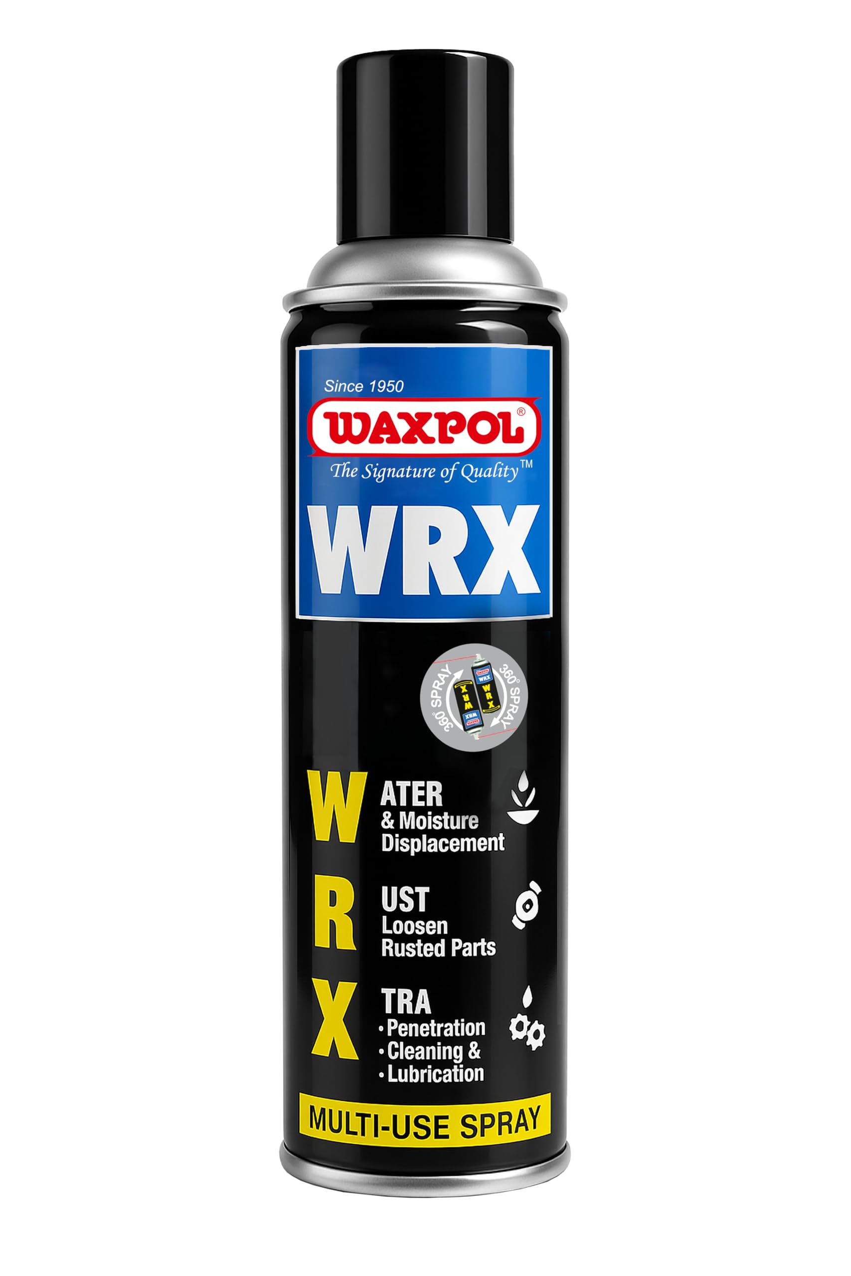Waxpol WRX Multiuse 420 ml Multipurpose Spray, Lubricant, Rust Remover, Cleans Bike Chains, Squeak Noise Remover, Stain Remover, and Cleaning Agent (360 Multipurpose spray)-image-14