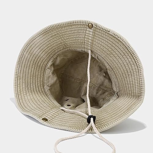 Miniatura 4 de Sombrero vaquero de mezclilla para mujer, sombrero de pescador lavado con estrella de cristal Y2k con gorro de sol plegable Safari Boonie