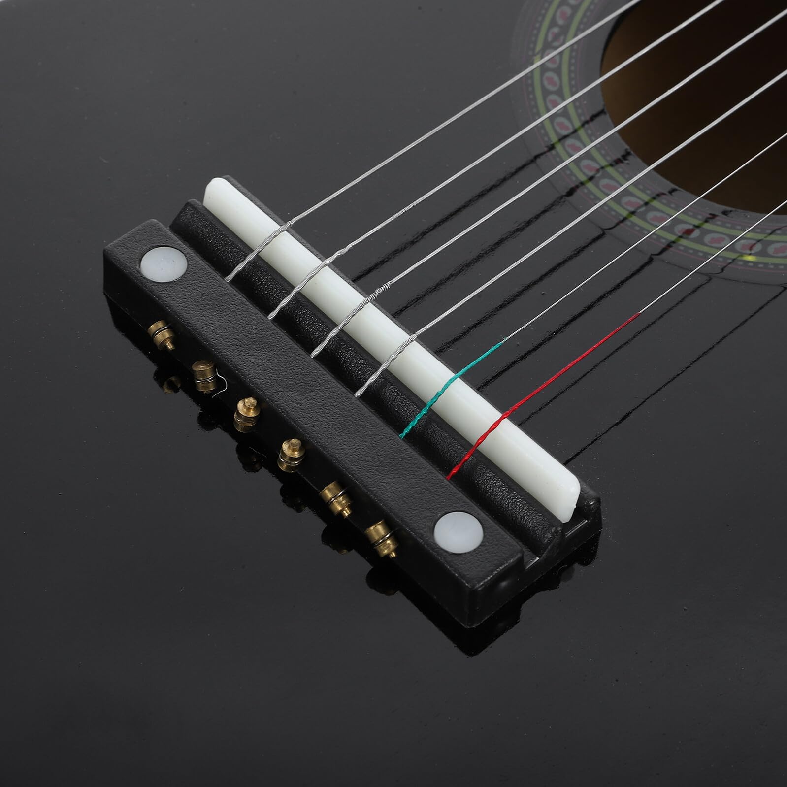 BESPORTBLE Chitarra Giocattolo in Legno Strumento Musicale Simulato per Ragazzo Ragazza Chitarra Acustica Giocattolo Educativo Strumento Musicale