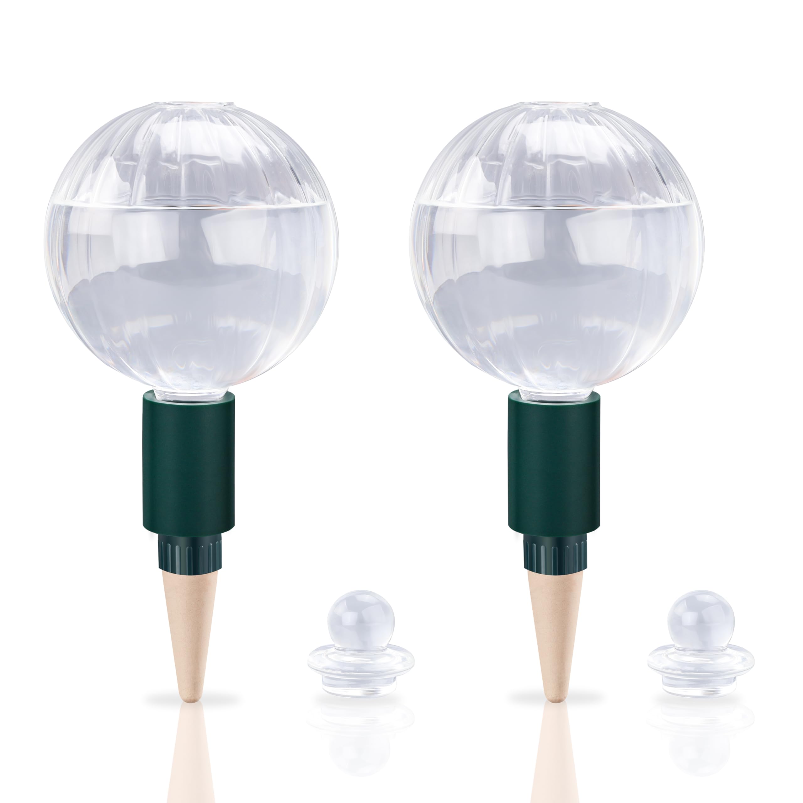 View 1 of ***STOCK PHOTO FOR REFERENCE ONLY*** 23 oz Up to 2 Weeks Extra Large Glass Plant Watering Globe, Slow Release