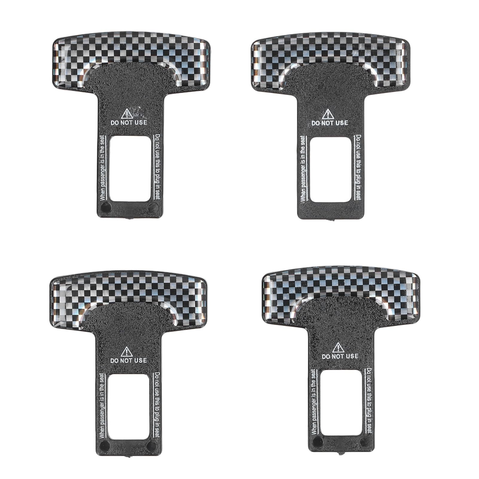 YOUTHINK 4PCS Safe Seat Belt Clips, Seat Belt Pads Universal Slot Plugs Car Safety Adjuster Clips for Van Truck SUV All Cars Model 4PCS Safe, Aluminum Alloy Car — view 6