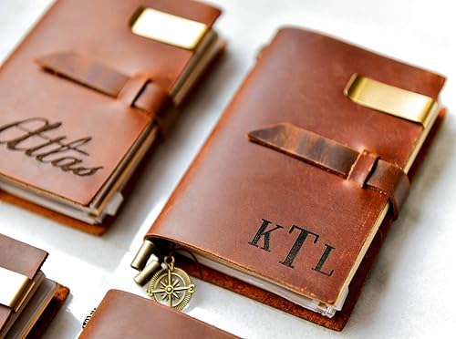 Miniatura 7 de Personalized Distressed Leather Journal by Left Coast Original