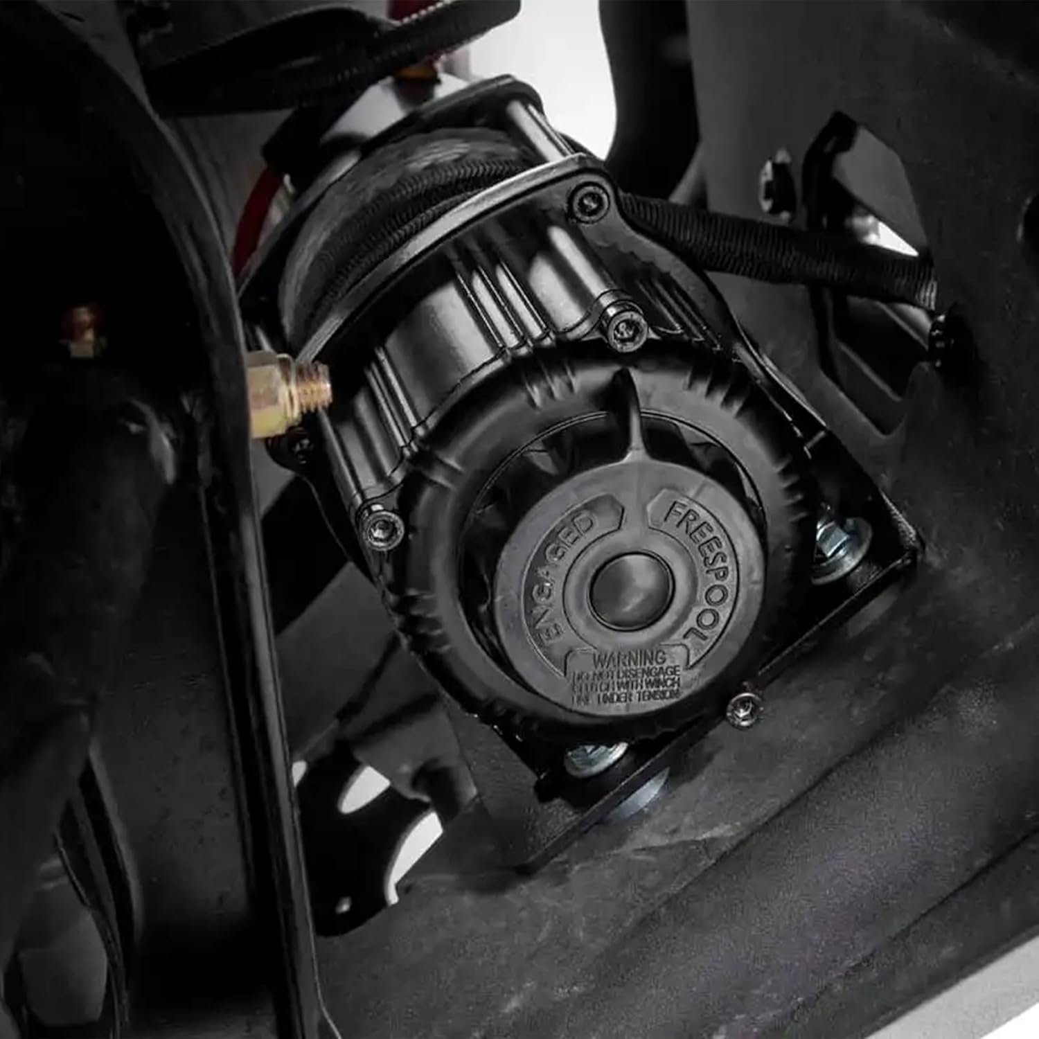 Rough Country Winch Mount for Can-Am Defender HD8/HD9/HD10 - Bolt-on Mounting Plate for 3,500-5,000 LB Winches