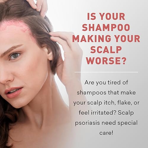 Miniatura 3 de Just Nutritive Psoriasis Soften Hair Shampoo | Champú natural para preocupaciones del cuero cabelludo | Champú sin sulfato para hombres y mujeres |