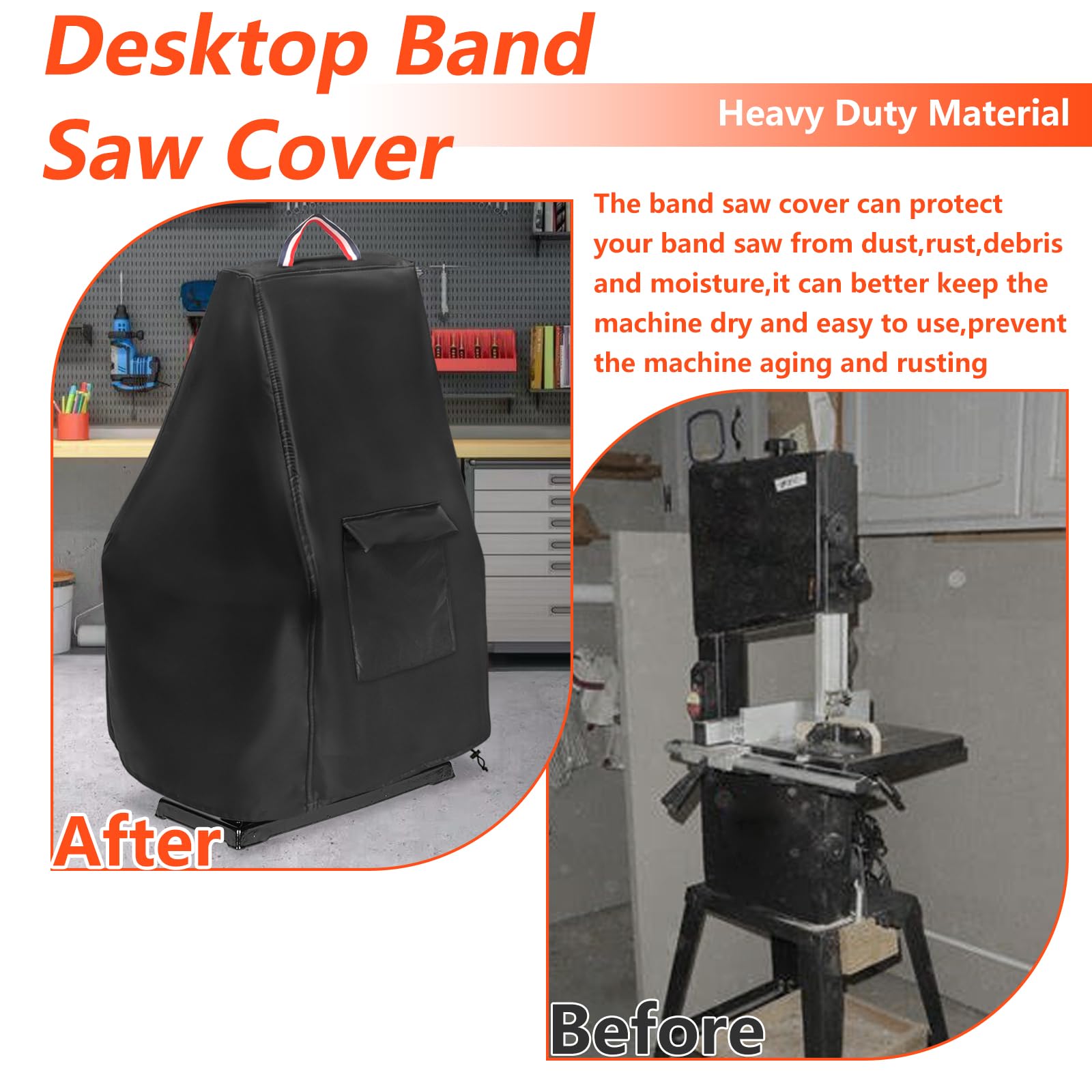 Band Saw Cover - Heavy Duty Dustproof Protection -5