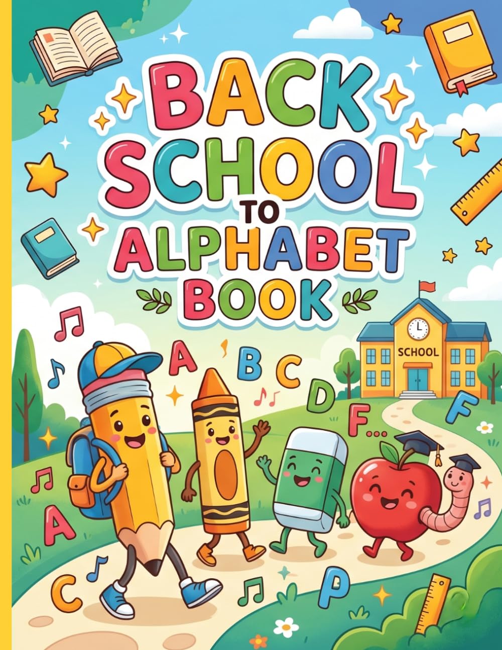 BACK SCHOOL TO ALPHABET BOOK: Get Ready for School with the Ultimate ABC Adventure!