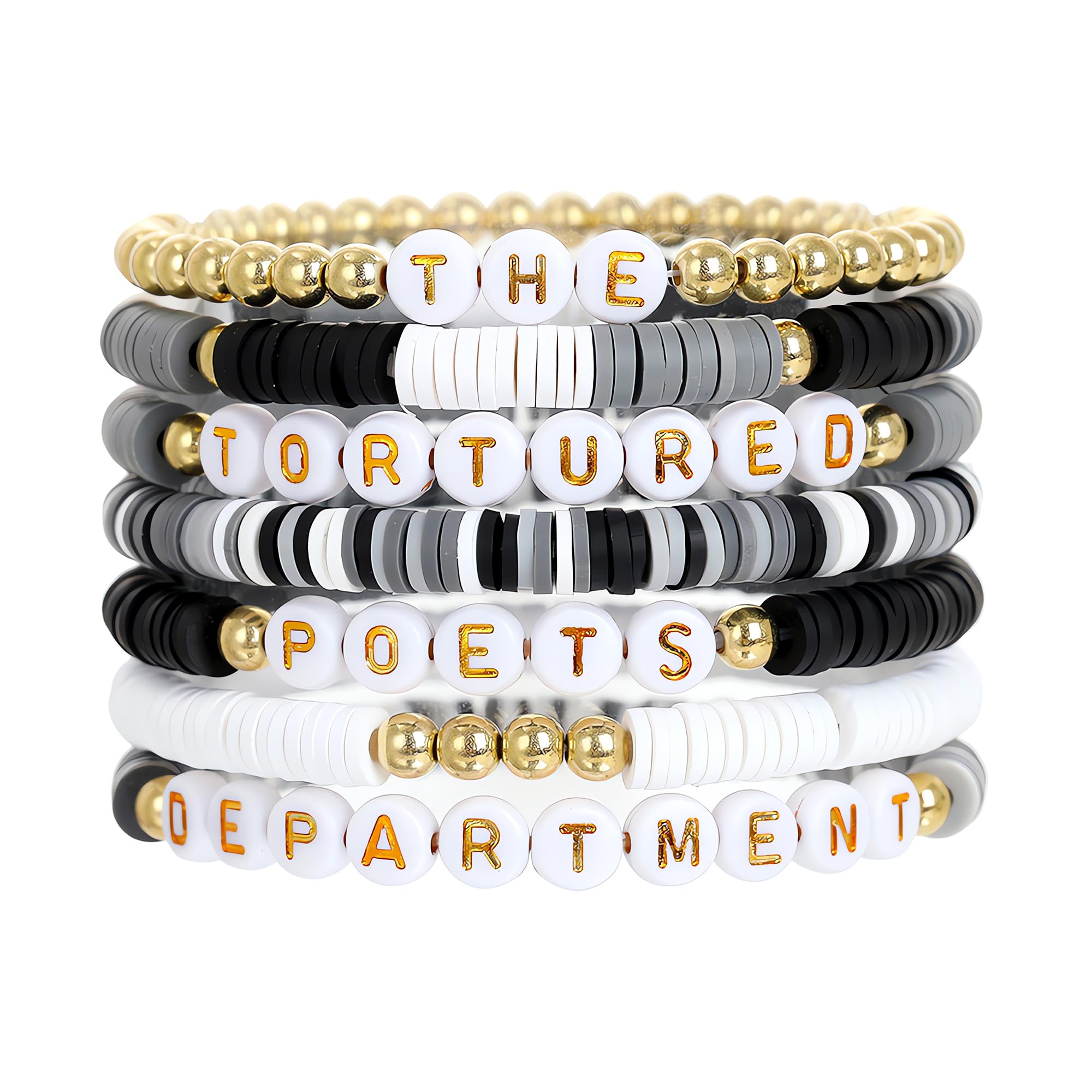 Eras Friendship Bracelet, 7 Strings per Piece Dedicated to Music Enthusiastic Fans, Album Tour Folk Reputation Jewelry Letter Bangle