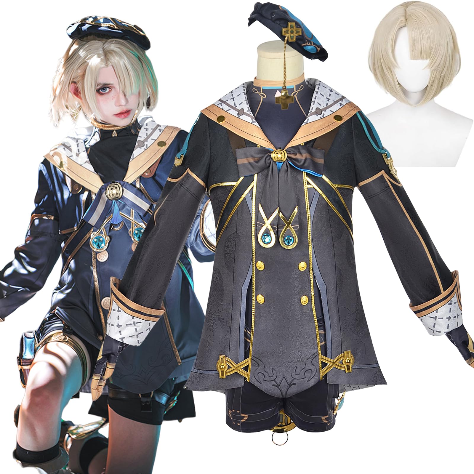 原神 フレミネ フルセット Amazon.co.jp: [Plazhen] 原神 フレミネ コスプレ衣装 帽子付き フル