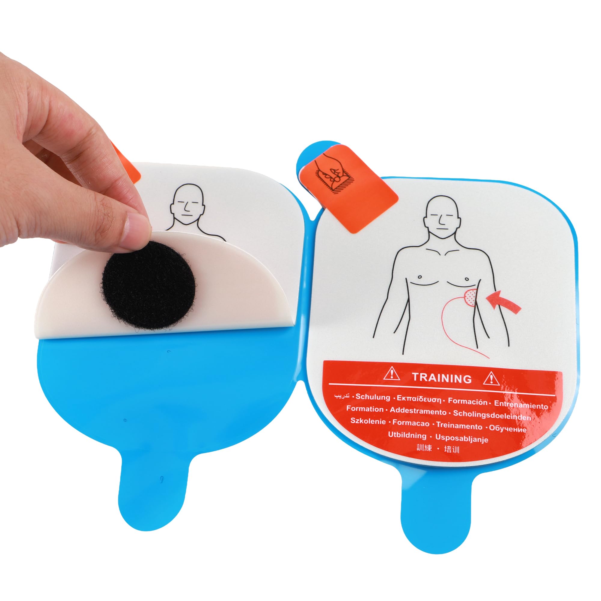 5 Paire AED Trainer Pads, Électrodes de Défibrillateur de formation, compatibles avec le DAE d'entraînement Defibtech, XFT-P170